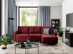 Nurgadiivan Roxi 240x165x90 cm Tume Lilla