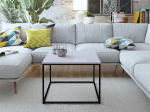 Kohvilaud BELRET 60x60 60x45x60 cm Valge