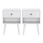 &Ouml;&ouml;kapid sahtlitega 2 tk 28x39x55 cm valge