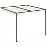 Pergola 3x3 m Kreemjas valge