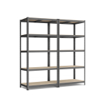 Metallist laoriiulid 200 cm tumehall