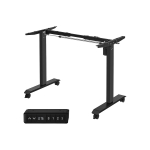 Reguleeritava k&otilde;rgusega lauaraam 86-130x60x71.5-117cm must