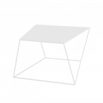 Valge diivanilaud Zak 80cm