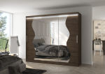 Liugustega Riidekapp SHARON 250 250x215x58 Choco