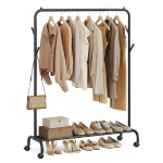 Riidestange kingariiuliga 103.5x39x155cm must