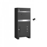 Suur postkast 34x48x106 cm Tume Hall