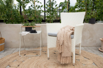 Punutud aiatoolid Malina 86x58x60 Valge