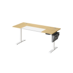 Elektriliselt reguleeritav laud helepruun 70 x 160 cm