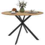 Ovaalne laud 120x75 cm pruun