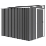 Aiakuur metallist 154&times;206,5&times;181 cm tumehall teras