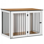 Puidust koera puur 106 &times; 60 &times; 76 cm lukustatav uks