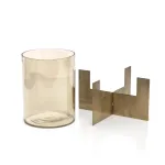Hurricane Lamp 26x26x30 cm Kuldne messing