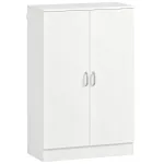 Kingakapp 2 uksega 70x35x108 cm valge 6 riiulit