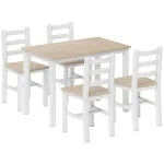 S&ouml;&ouml;gikomplekt 5 osa 4 inimesele m&auml;nnipuit 108 cm
