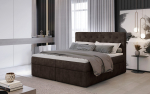 Boxspring-voodi Loree 140X200 140x215x115 cm Tumepruun