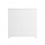 Vannitoa valamukapp 60x30 cm valge MDF 2 sektsiooni
