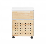 &Ouml;&ouml;kapp sahtliga pruun 45 x 45 x 59 cm MDF ja rattad