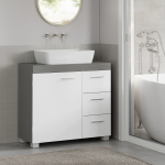 Valamukapp 30 x 70 x 64 cm 3 sahtlit MDF valge