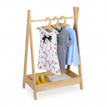 Laste riidestange 98,5 x 62 x 40 cm hoiukastiga