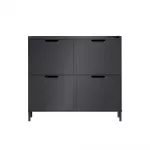 Jalan&otilde;ude kapp 4 sahtliga hall MDF 100x19x90 cm