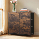 Pruun kummut sahtlitega 80x30x71 cm