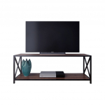 TV alus Asir 120x33x46 cm must pruun