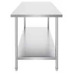 T&ouml;&ouml;laud 76,2 x 182,9 x 86,4 cm roostevaba teras 3 taset