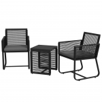 Aiam&ouml;&ouml;bli komplekt 3 osaline must