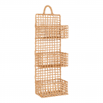 Seinariiul Sines 25x15x70 cm helepruun paber ja metall