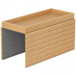 Diivani k&auml;etoe alus 45x33,5x3 cm bambusest
