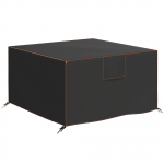 M&ouml;&ouml;blikate 125 x 125 x 74 cm must 420D Oxford kangas