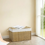 Pesukorv punutud 66 x 40 x 40 cm Looduslik