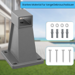 Seinakinnitus markiisile 8 x 9 x 11.5 cm Hall