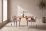 S&ouml;&ouml;gilaud Yakidon 60x60 cm pikendatav tamme toonis MDF