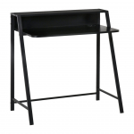 V&auml;ike arvutilaud 84x45x85 cm must MDF ja metall