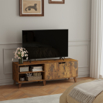 TV laud tumepruun 140 x 40 x 50 cm kuni 60&Prime; telerile