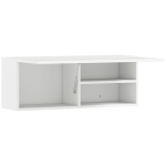 Vannitoakapp seinale valge 80x25x30 cm gaasitoega uks