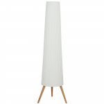 P&otilde;randalamp 46 x 46 x 153 cm valge LED ja puitstatiiv