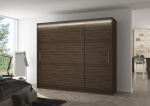 Liugustega Riidekapp ANTOS 250 250x215x58 cm Choco