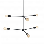 Laevalgusti elutuppa Triso 6 must