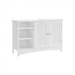 Valamukapp vannituppa 90 x 30 x 60 cm valge MDF 2 ust