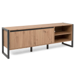 TV-alus 160 &times; 55 &times; 40 cm looduslik ja antratsiit