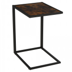 Abilaud C-kujuline 40,6x50,8x64,2 cm pruun MDF ja teras