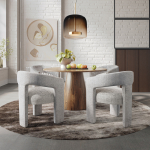 S&ouml;&ouml;gitoa komplekt Avola + Leith p&auml;hkel 4 tooli