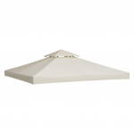 Paviljoni asenduskatus 3x3 m beež 180 g/m&sup2; pol&uuml;ester