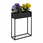 K&otilde;rge lillealus 70 x 55 x 20 cm must raud