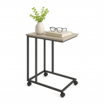 Abilaud ratastega helepruun 50x35x68 cm C-kujuline