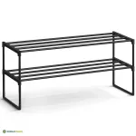 Must metallist kingariiul 92x30x34 cm 2 tasapinda