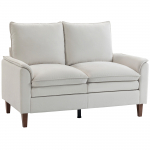 Diivan 146 &times; 84 &times; 95 cm koorvalge chenille