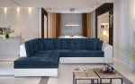 Nurgadiivan Pieretta 260x205x80 cm Tume Sinine